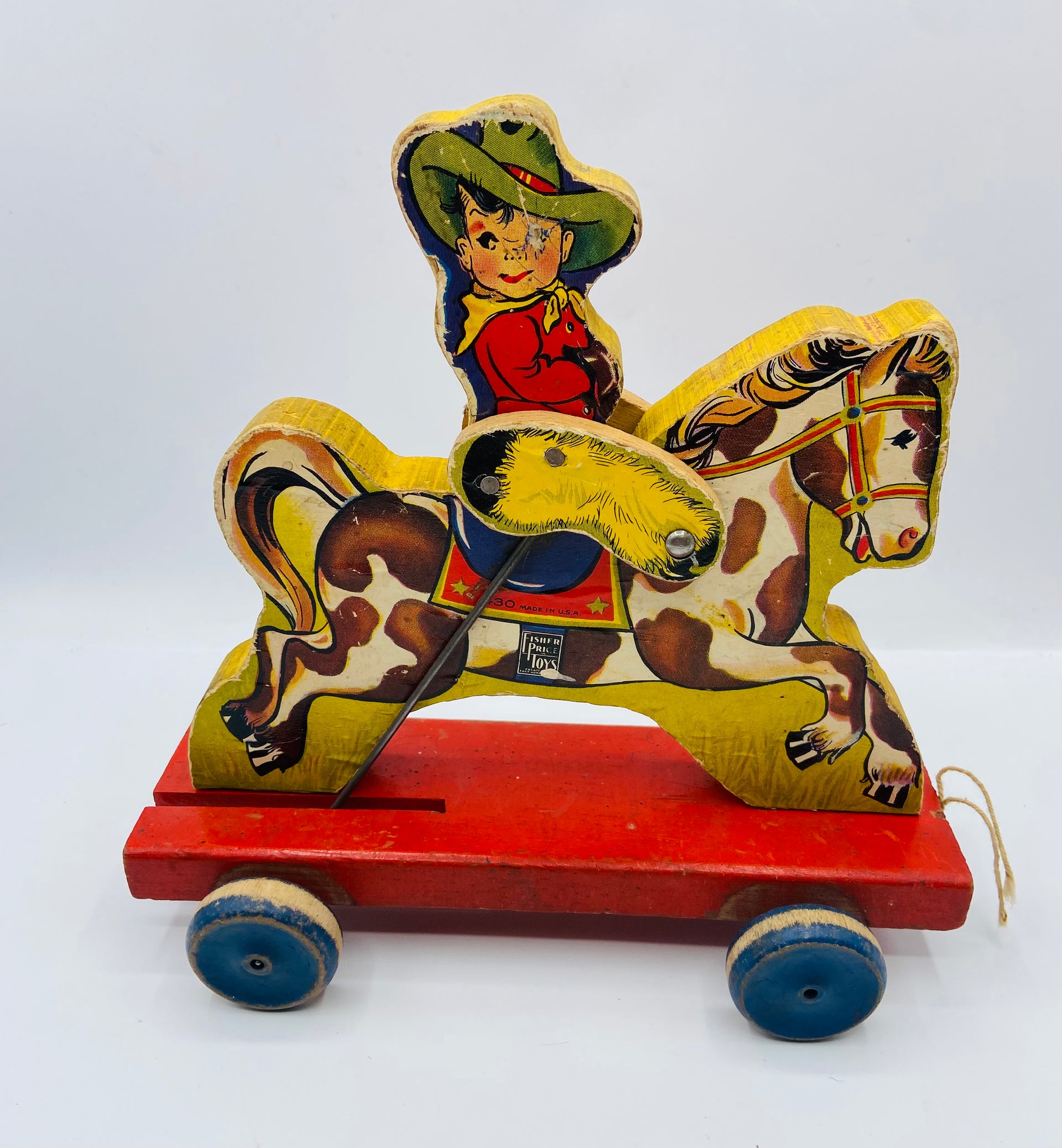 Fisher Price 1938 Vintage Buddy Bronc #430