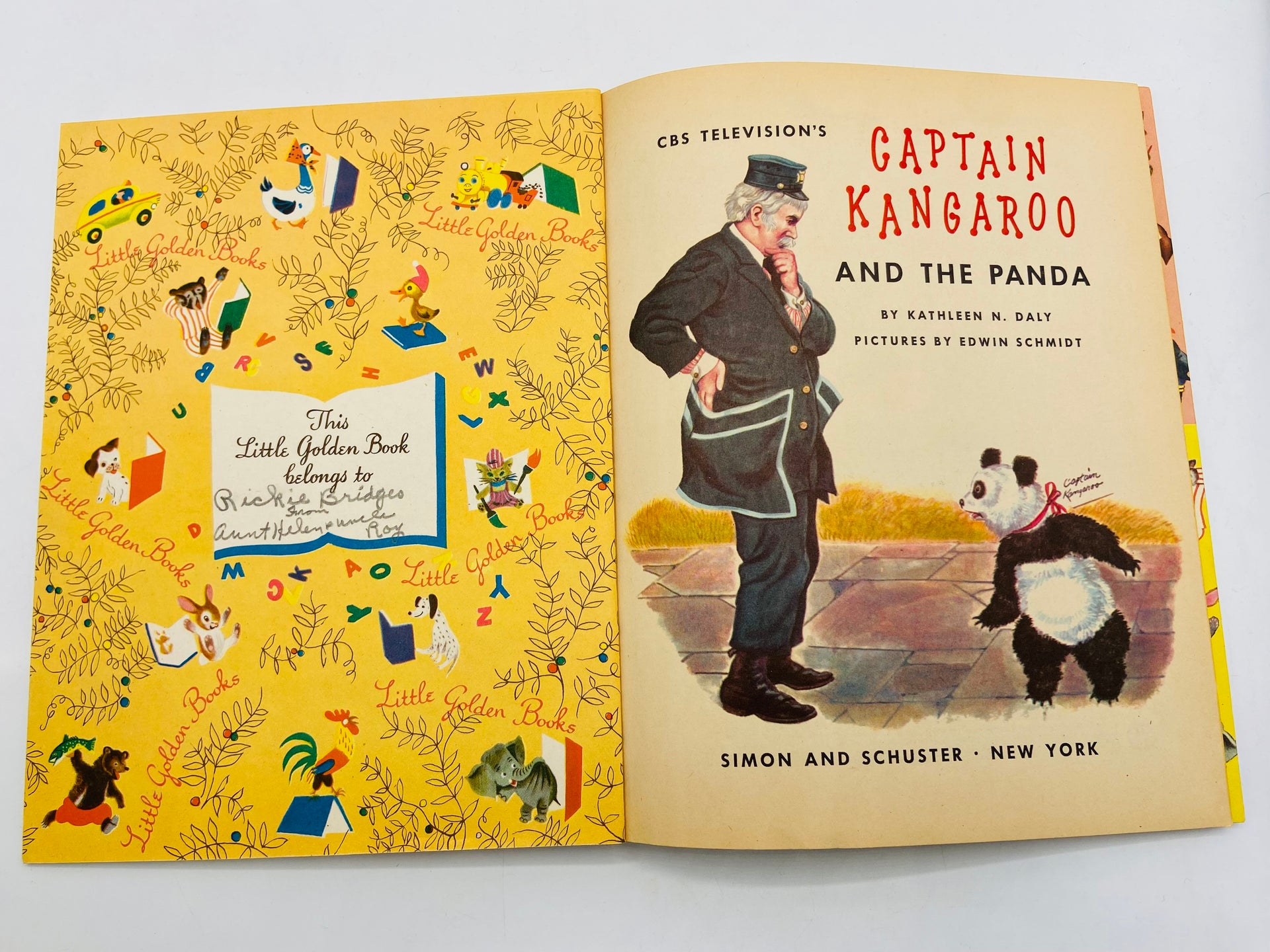Captain Kangaroo and the Panda Little Golden Book