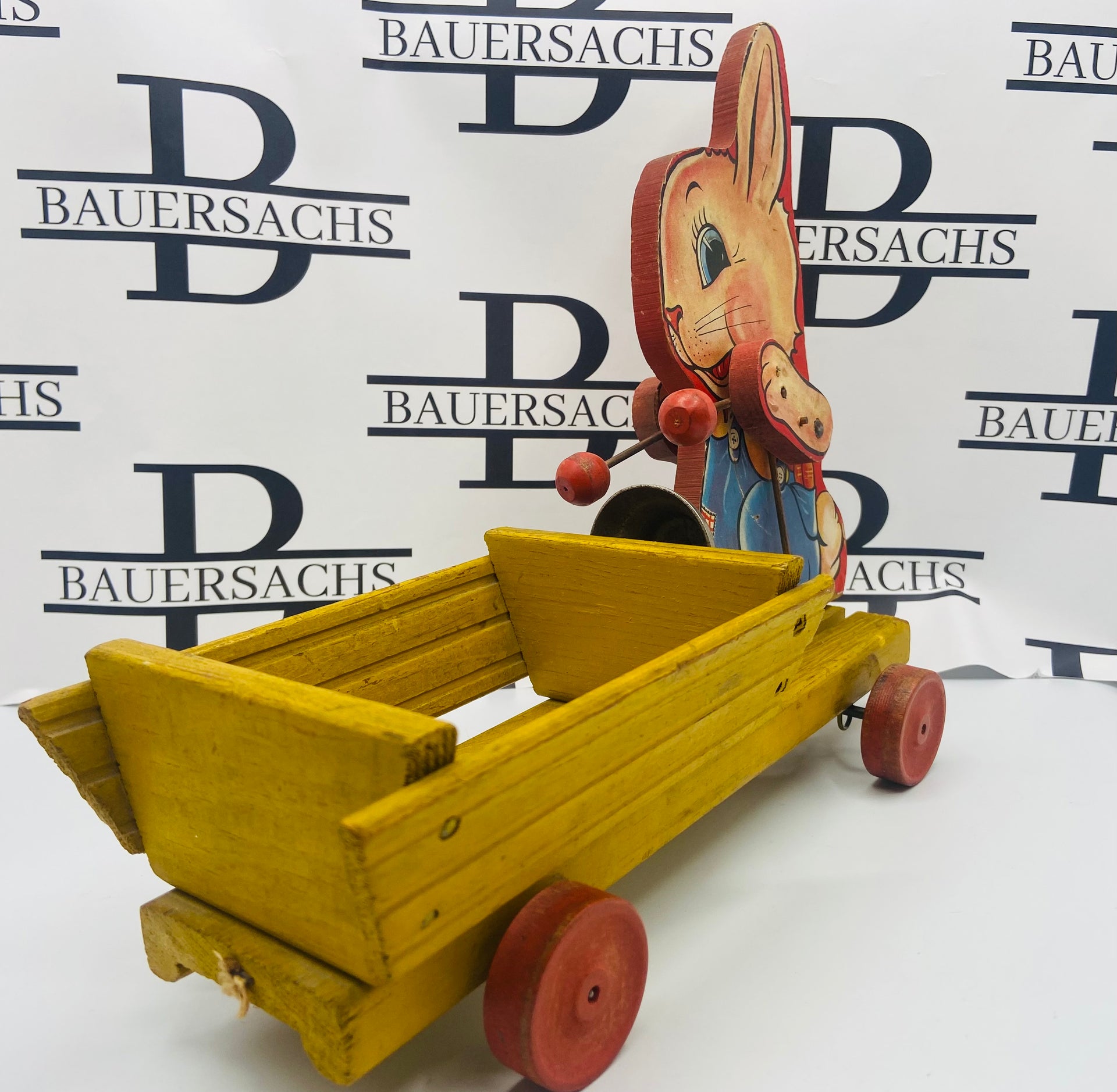 1940’s Vintage Fisher Price Bunny Drummer Bauersachs’ Timeless Toys