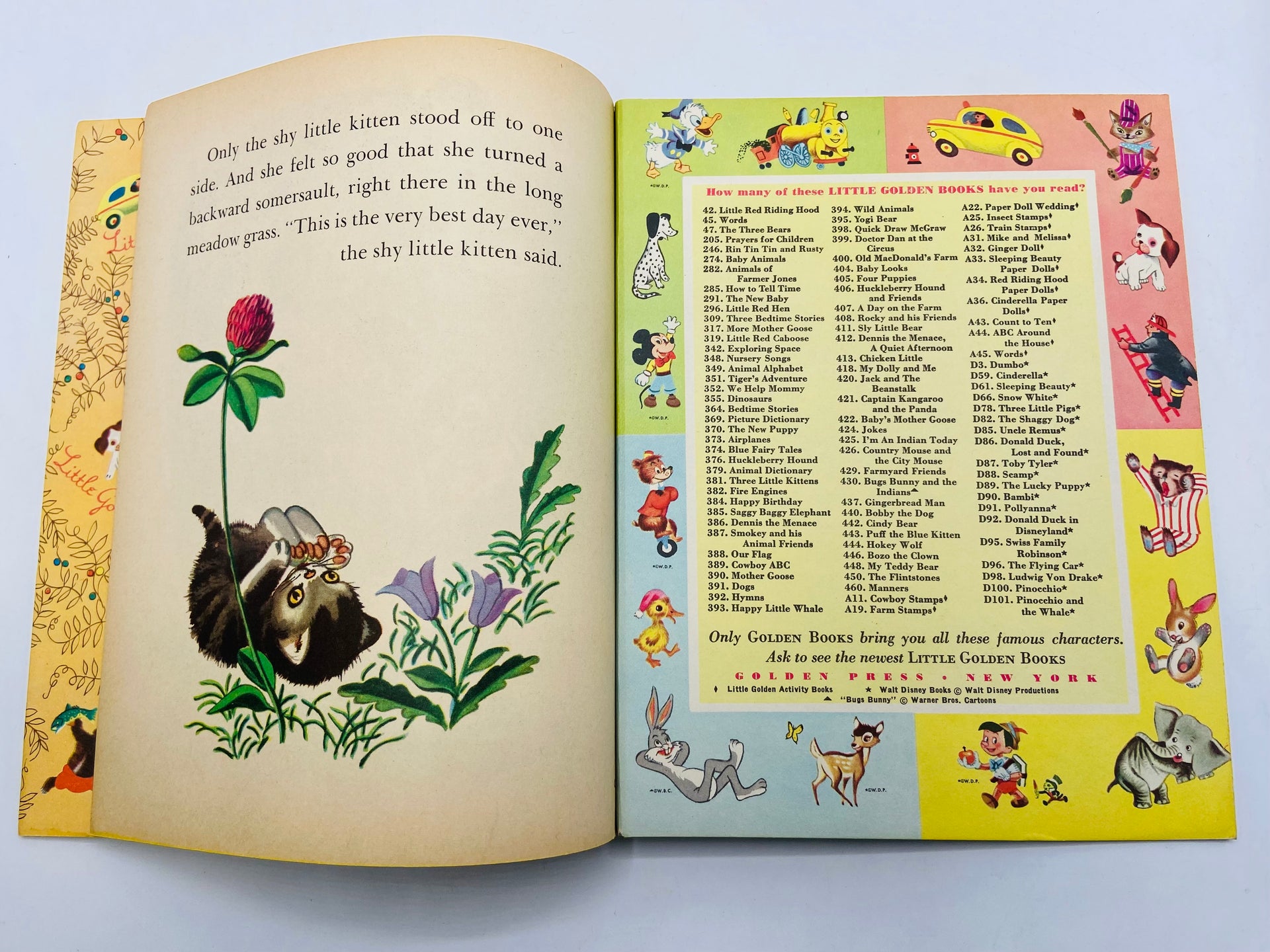 The Shy Little Kitten Little Golden Book