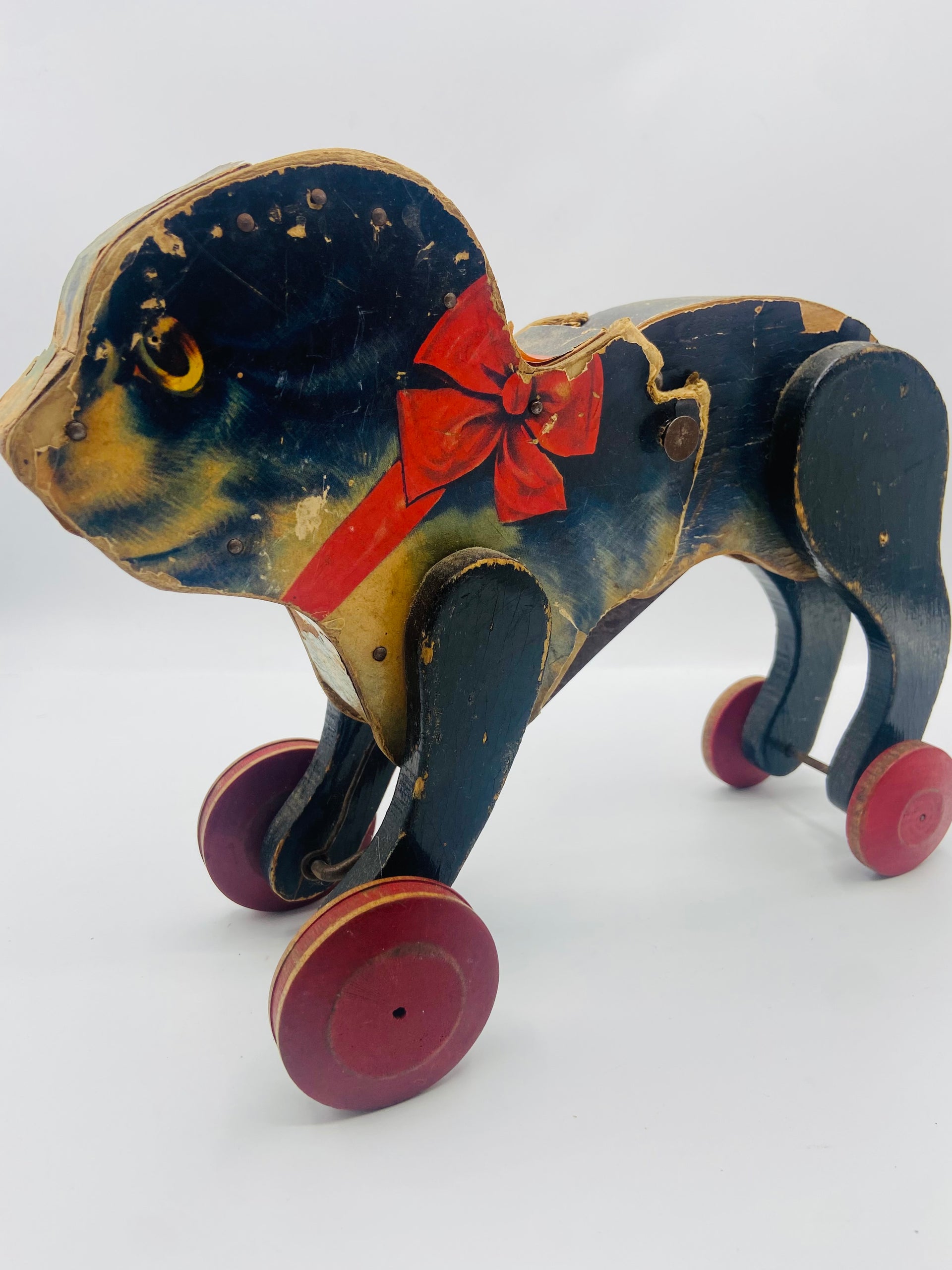 Happy Tabby Cat Pull Toy by All Fair Toys 1932