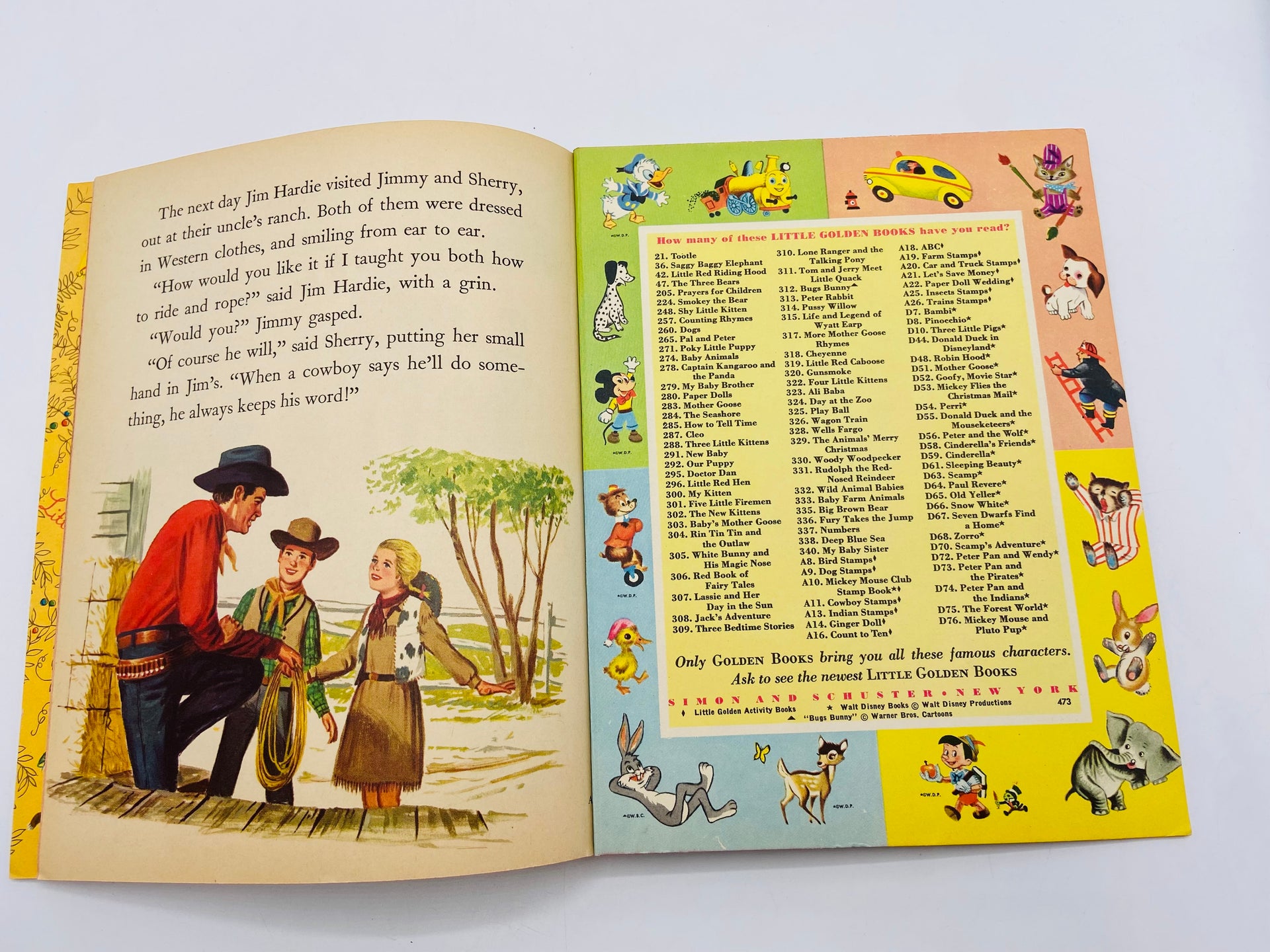 Tales of Wells Fargo Vintage Little Golden Book 1st Edition