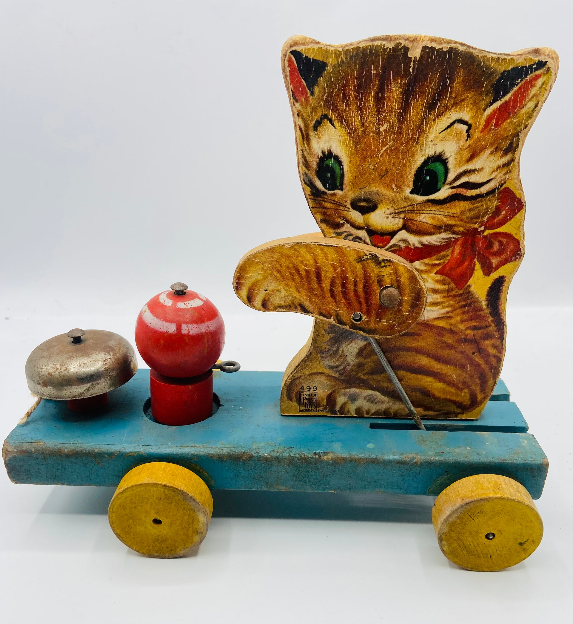 Fisher Price Kitty Bell Pull Toy