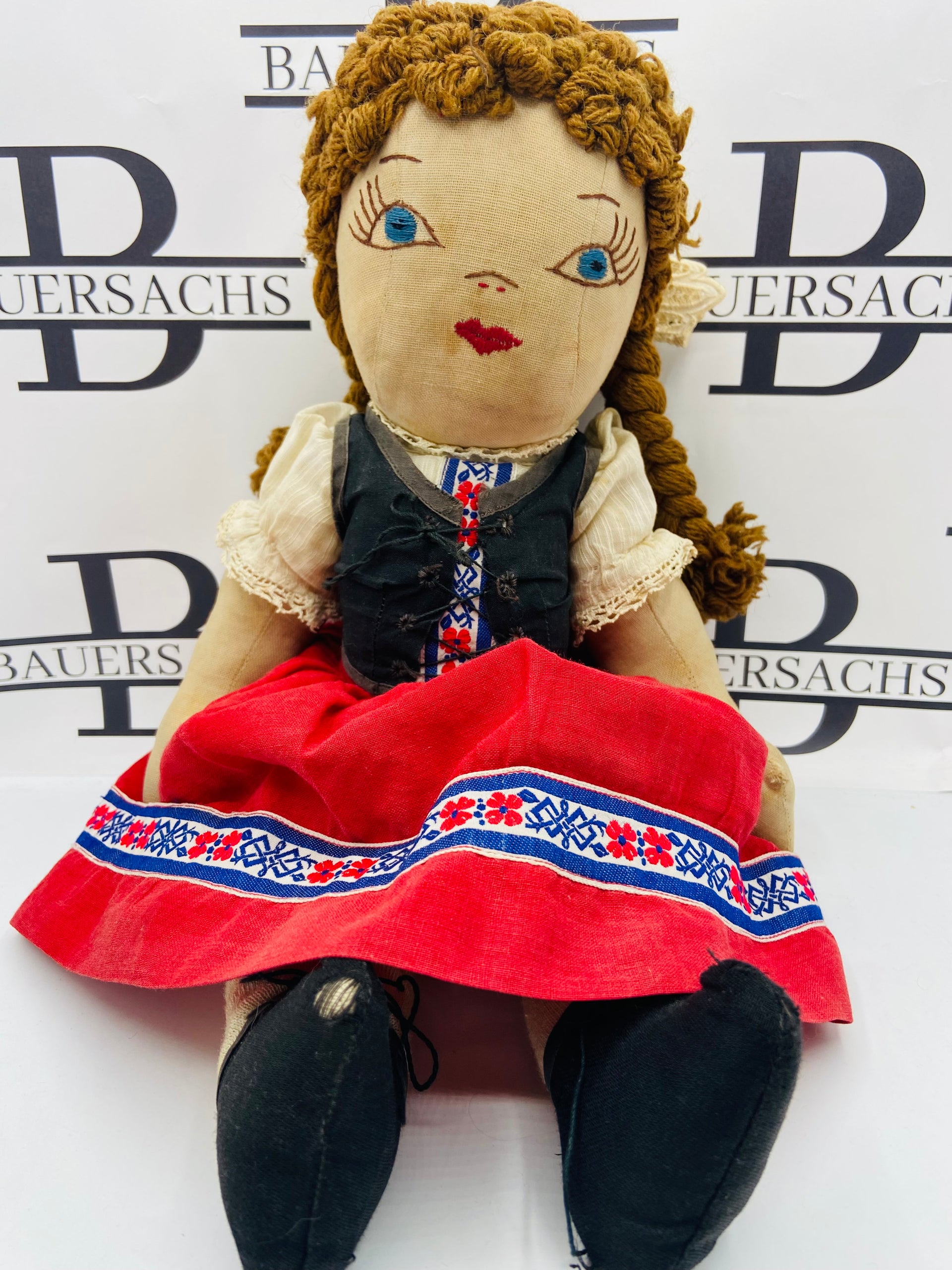 Czechoslovakian Handmade Rag Doll