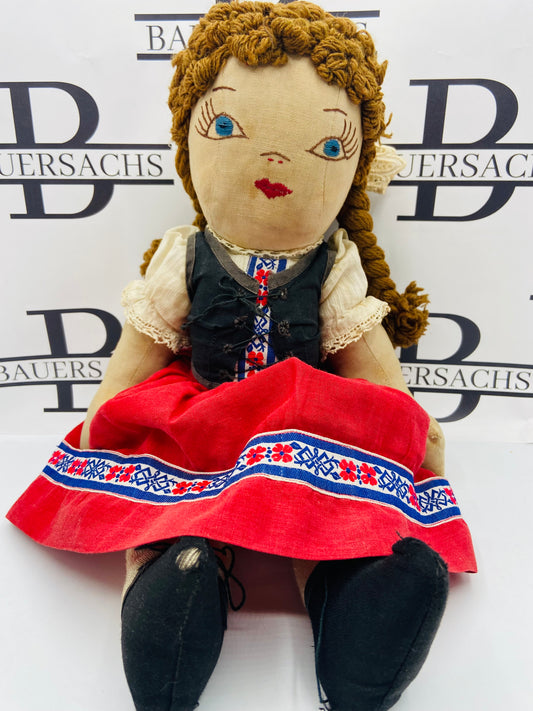 Czechoslovakian Handmade Rag Doll