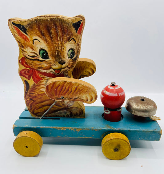 Fisher Price Kitty Bell Pull Toy