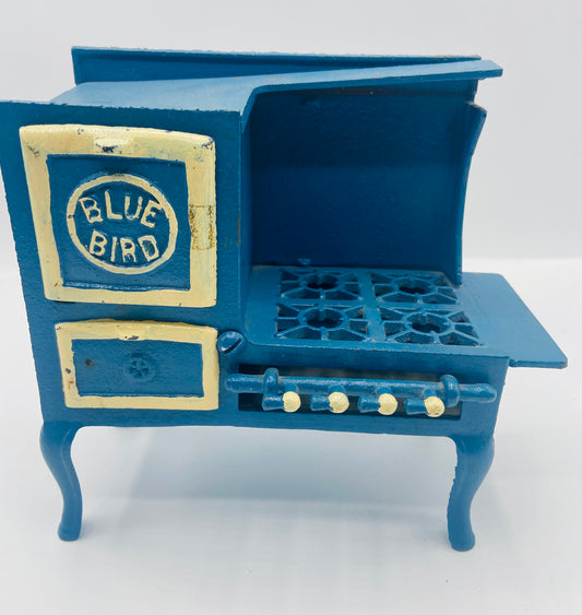 Blue Bird Vintage Cast Iron Doll Stove Bauersachs’ Timeless Toys