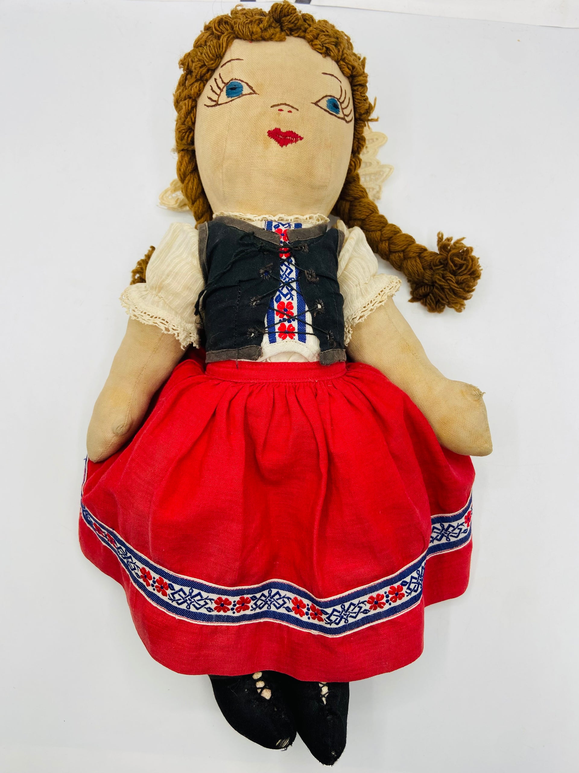 Czechoslovakian Handmade Rag Doll