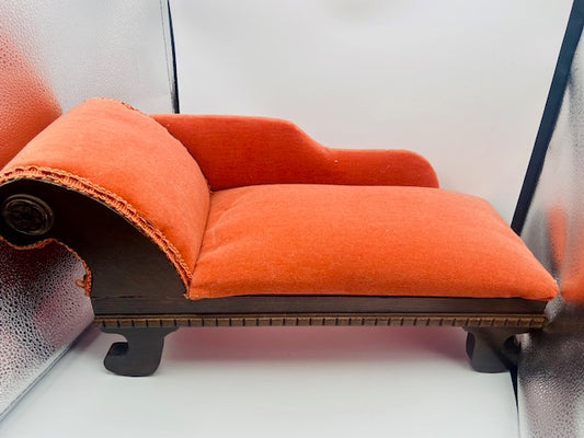 Doll Sized Vintage Chaise Lounge Bauersachs’ Timeless Toys