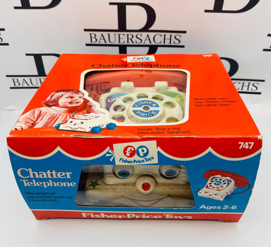 European Version Chatter Phone In Box Made by Fisher Price Bauersachs’ Timeless Toys