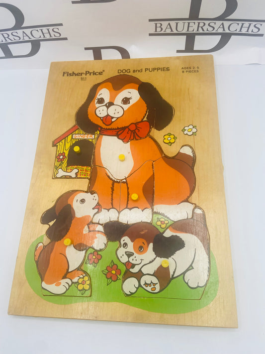 Fisher Price Wood Board Puppy Puzzle Bauersachs’ Timeless Toys