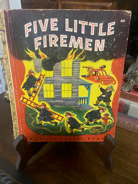 Five Little Firemen Little Golden Book Bauersachs’ Timeless Toys