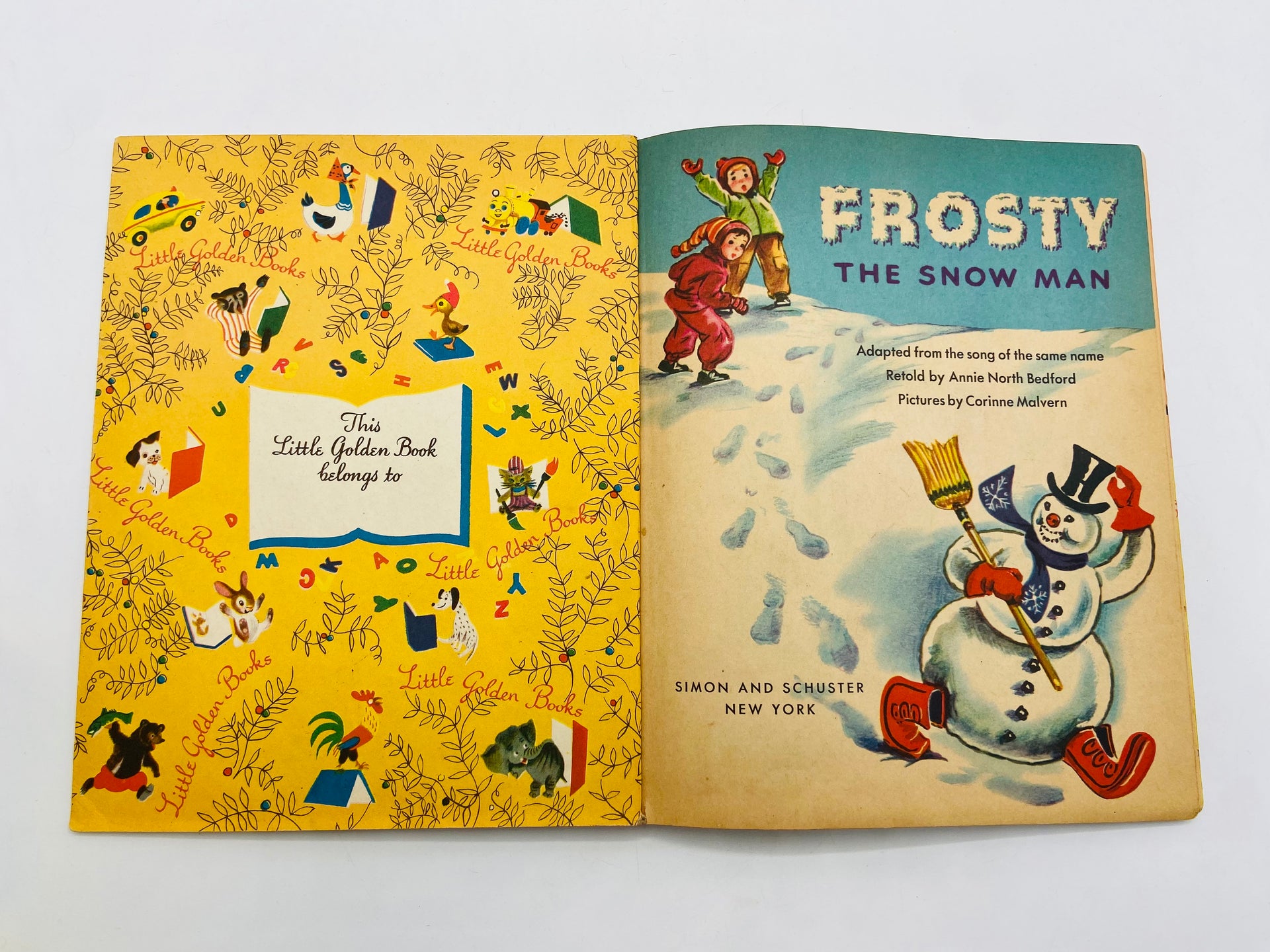 Frosty the Snowman Little Golden Book