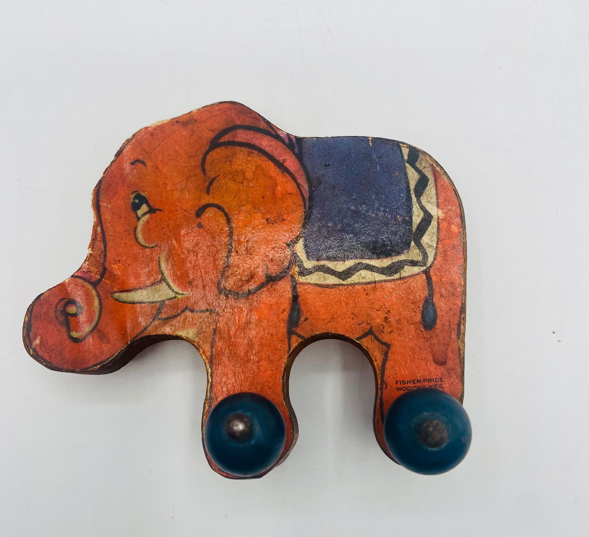 Fisher Price 1931 Woodsey Wee Circus Elephant