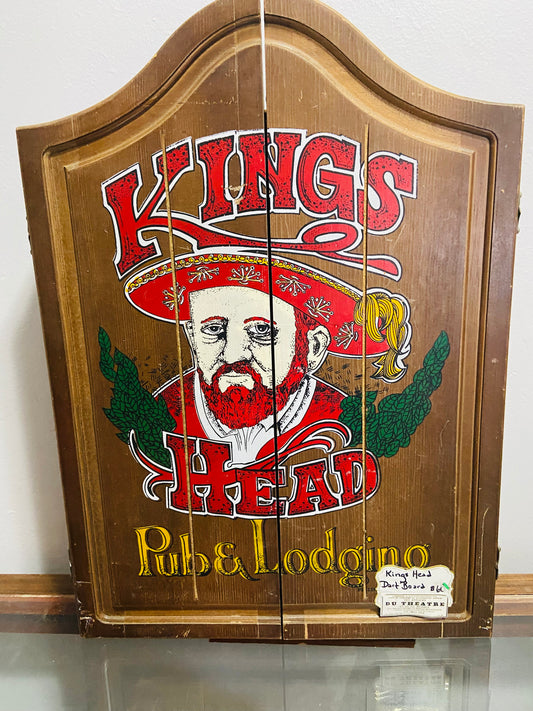 Kings Vintage Head Dart Board for ManCave Bauersachs’ Timeless Toys
