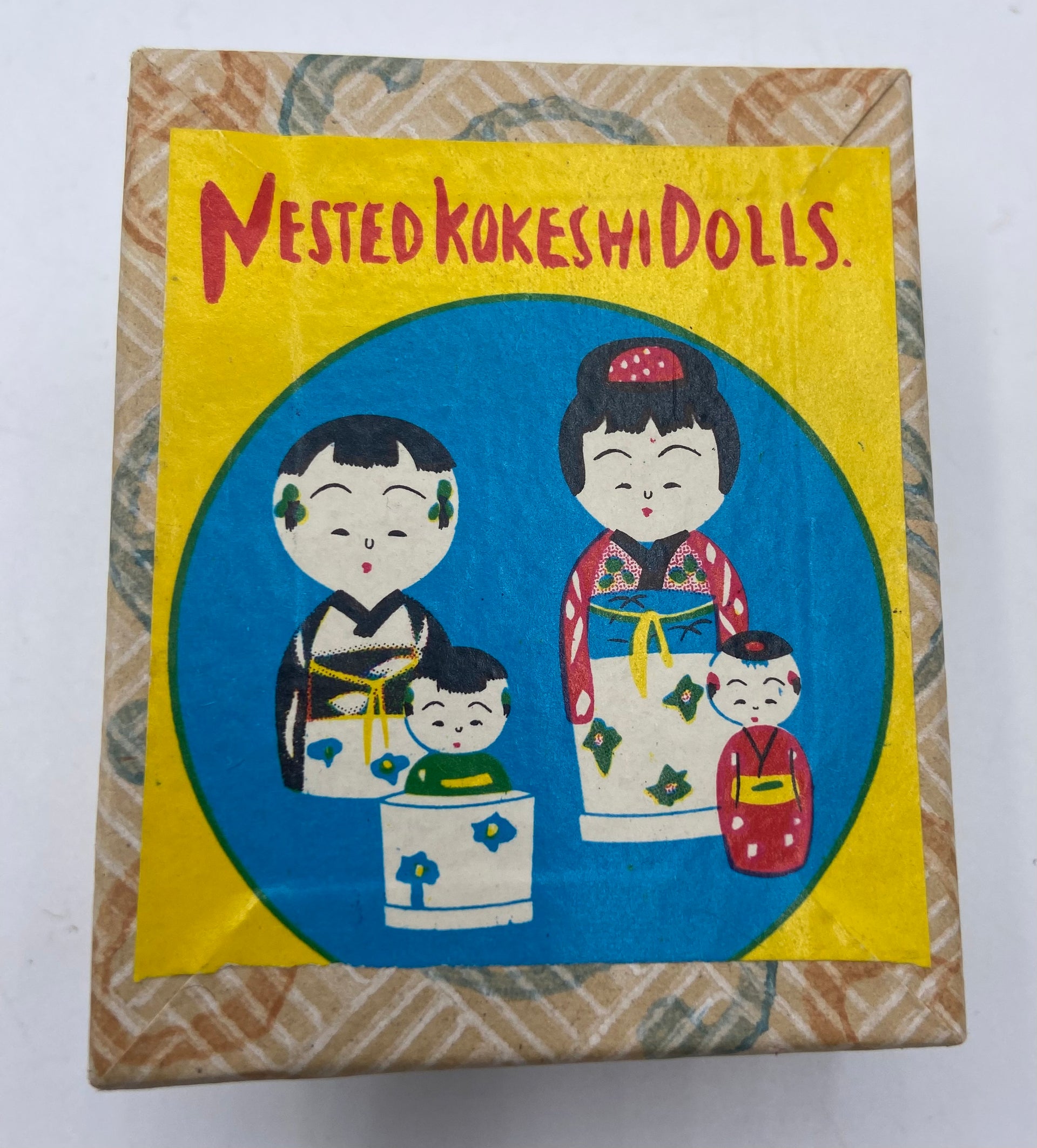 Nested, Asian Kokeshi Dolls in Box Bauersachs’ Timeless Toys