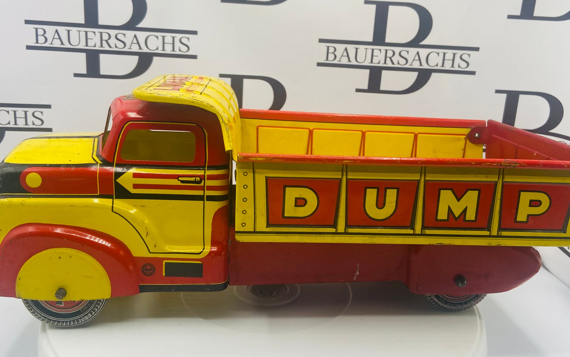 Pressed Steel Lumar Dump Truck Bauersachs’ Timeless Toys