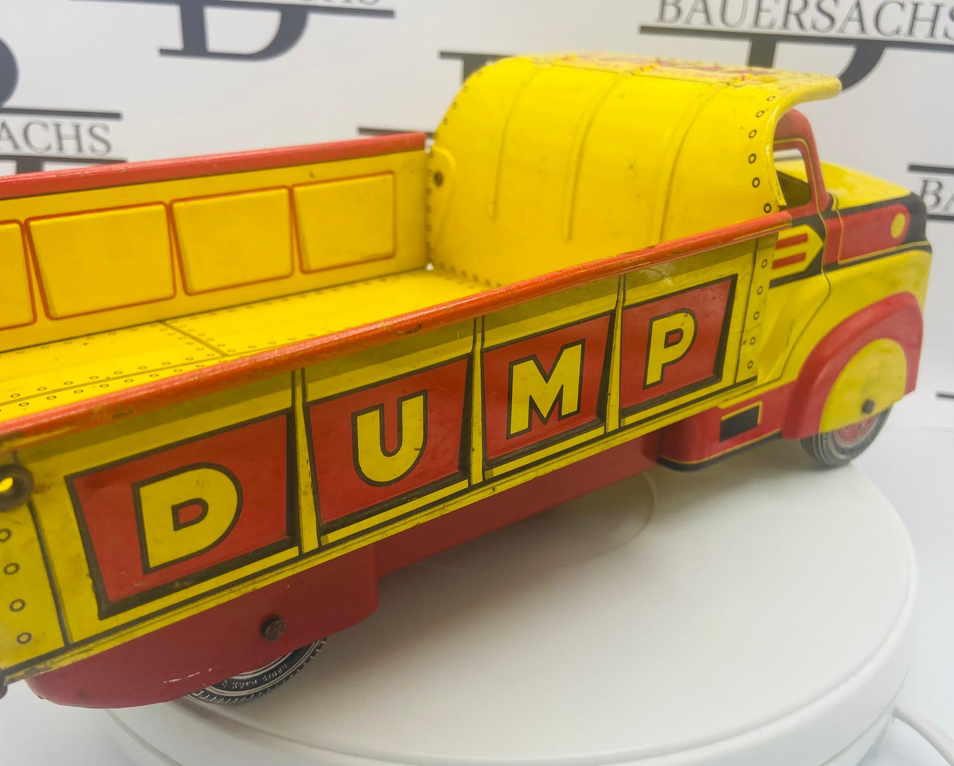 Pressed Steel Lumar Dump Truck Bauersachs’ Timeless Toys