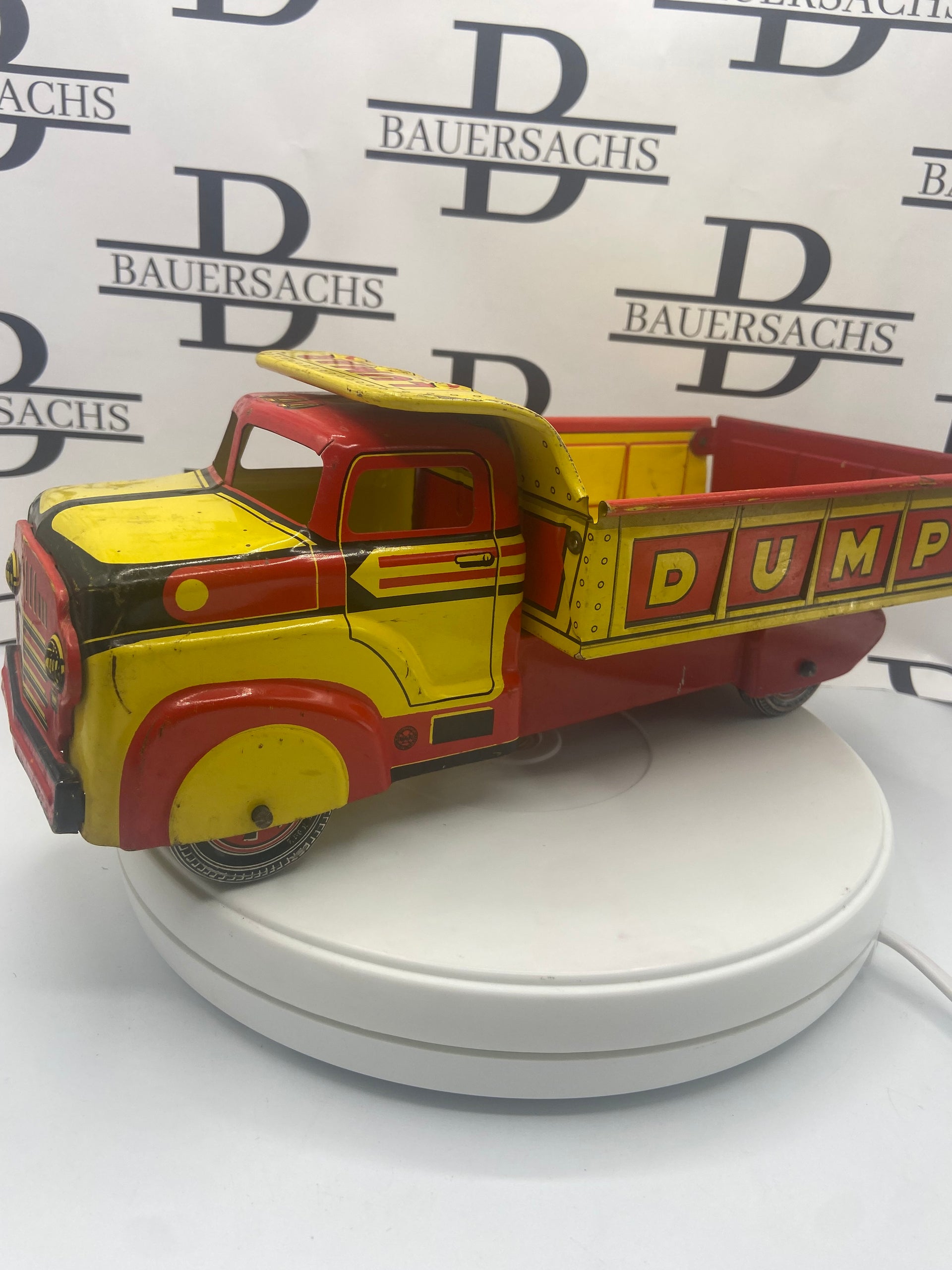 Pressed Steel Lumar Dump Truck Bauersachs’ Timeless Toys