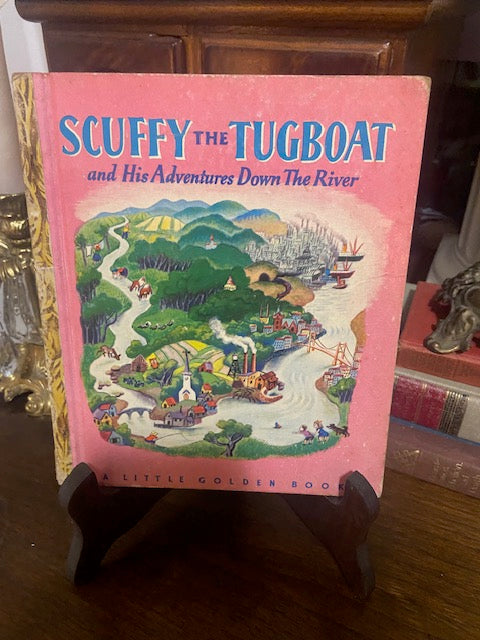 Scuffy the Tugboat Vintage Little Golden Book Bauersachs’ Timeless Toys