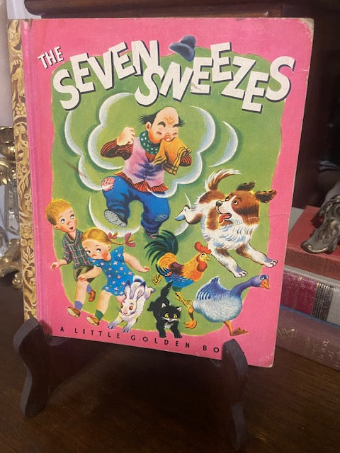 The Seven Sneezes Vintage Little Golden Book Bauersachs’ Timeless Toys