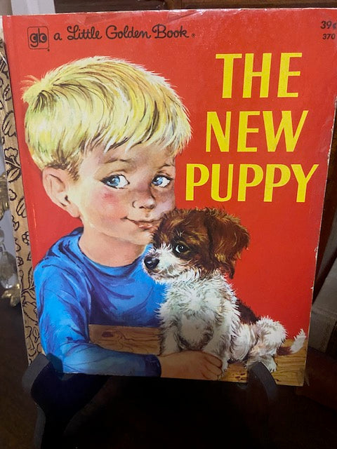 The new puppy Vintage Little Golden Book Bauersachs’ Timeless Toys