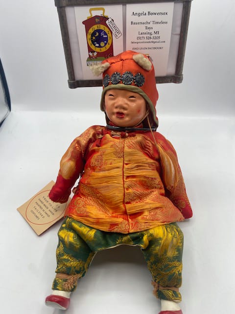 Vintage Asian Baby Doll Bauersachs’ Timeless Toys