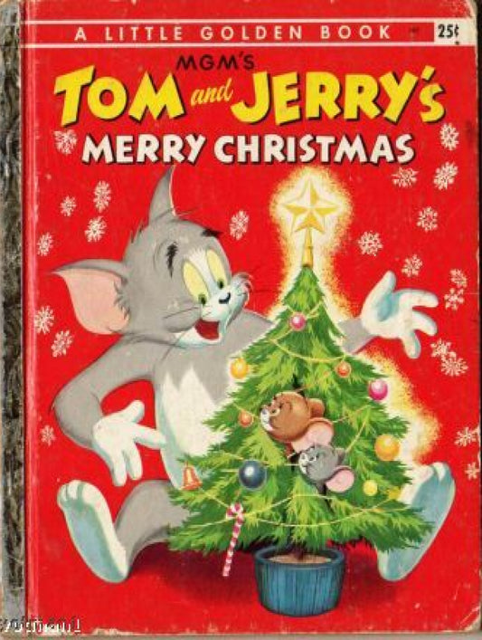 Vintage little golden book, Tom and Jerry’s Christmas Bauersachs’ Timeless Toys