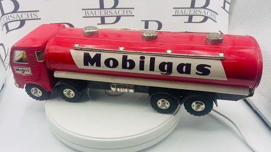 Mobile Gas Pressed Steel Friction Toy Truck 1960s
